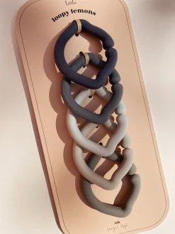 Sale Konges Sløjd 5 pak citronformede ringe - OCEAN MIX oceanmix