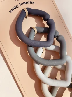 Sale Konges Sløjd 5 pak citronformede ringe - OCEAN MIX oceanmix