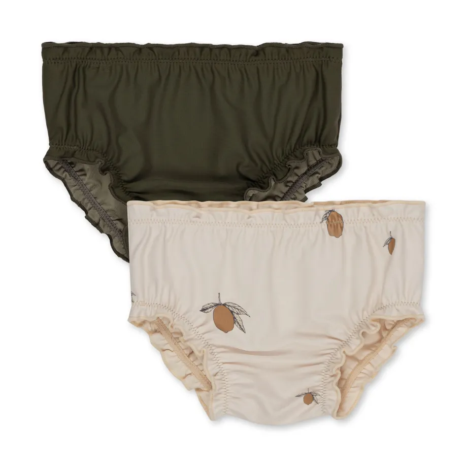 Cheap Konges Sløjd 2 pak collette badebukser - lemon