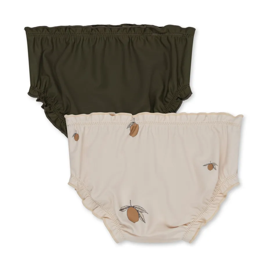 Cheap Konges Sløjd 2 pak collette badebukser - lemon