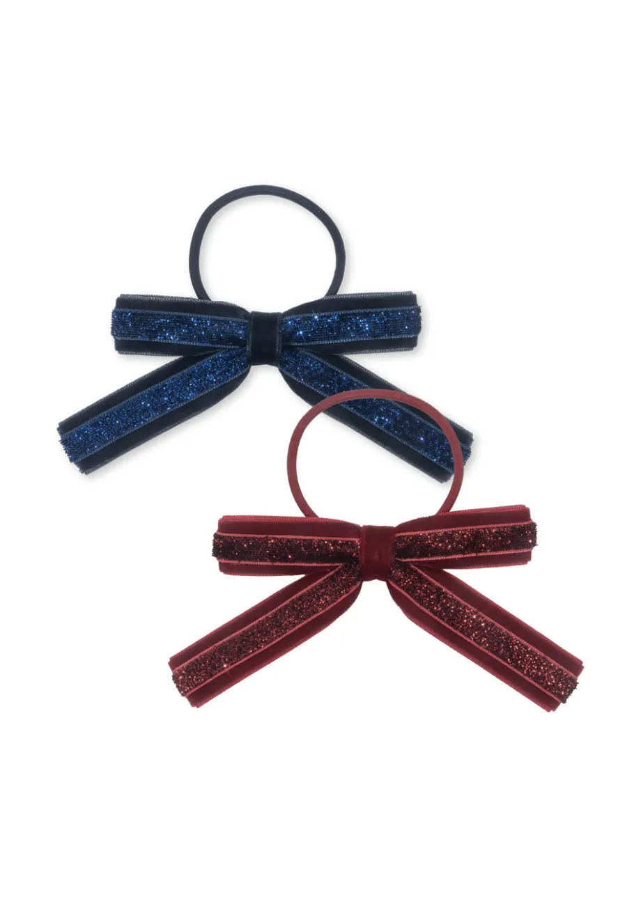 Store Konges Sløjd 2 pak elastikker - red/navy