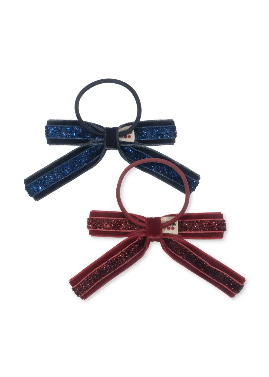 Store Konges Sløjd 2 pak elastikker - red/navy