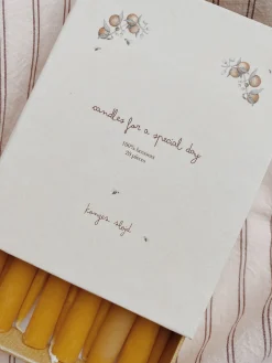 Discount Konges Sløjd 20 pak fødselsdagslys til tog - nature