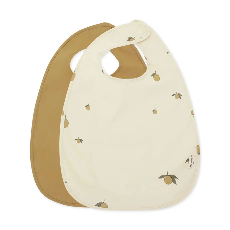 Sale Konges Sløjd 2 pak hagesmæk - lemon