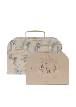 Store Konges Sløjd 2 pak kufferter - let it snow letitsnow