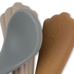 Hot Konges Sløjd 3 pak silikoneskeer - WARM GREY warmgrey