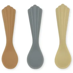 Hot Konges Sløjd 3 pak silikoneskeer - WARM GREY warmgrey