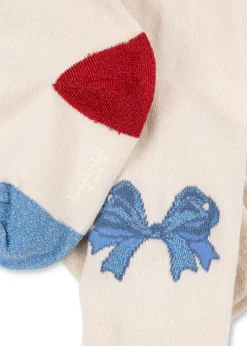 Hot Konges Sløjd 2 pak strømpebukser - BOW MIX bowmix