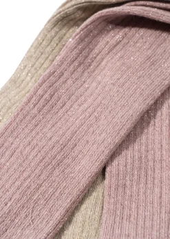 Online Konges Sløjd 2 pak strømpebukser - rose/off white rose/offwhite