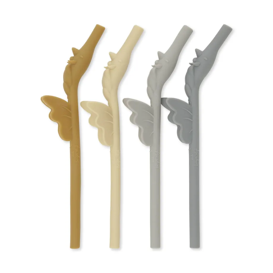 Cheap Konges Sløjd 4 pak sugerør - QUARRY MIX quarrymix