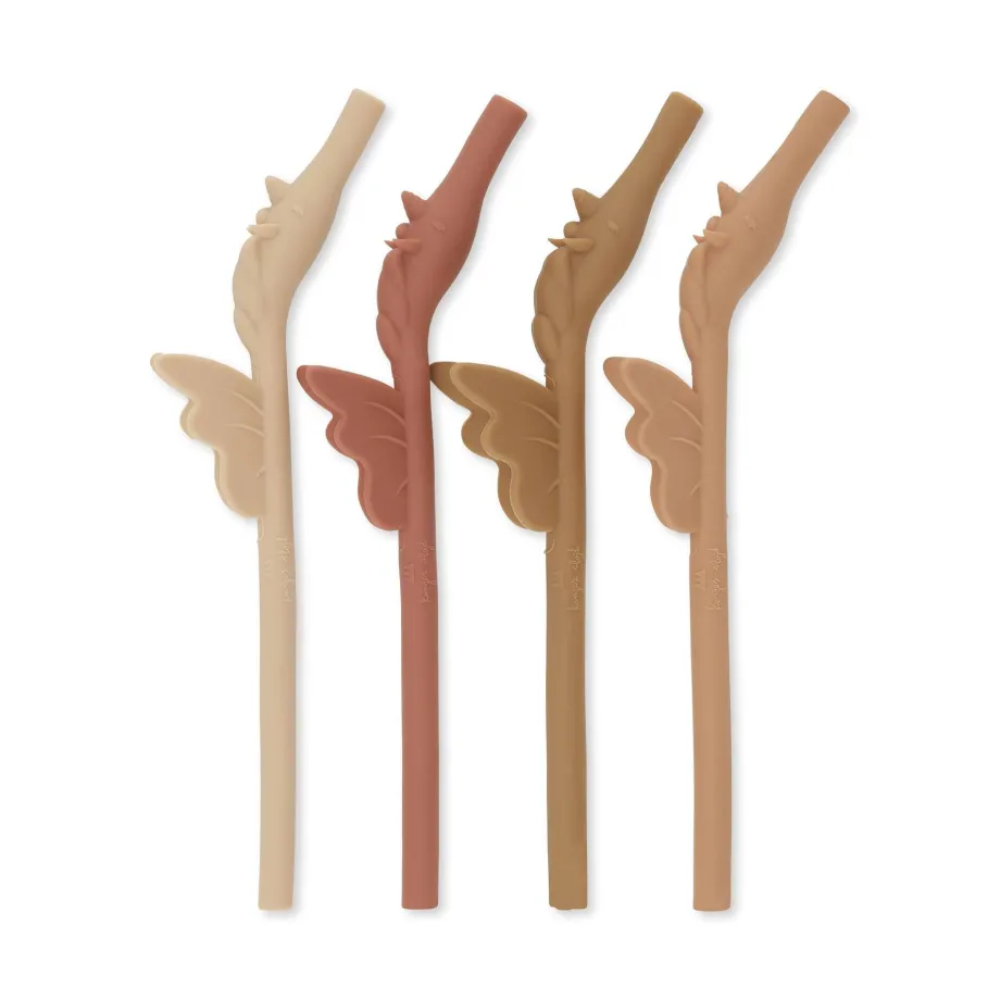 Cheap Konges Sløjd 4 pak sugerør - ROSE MIX rosemix