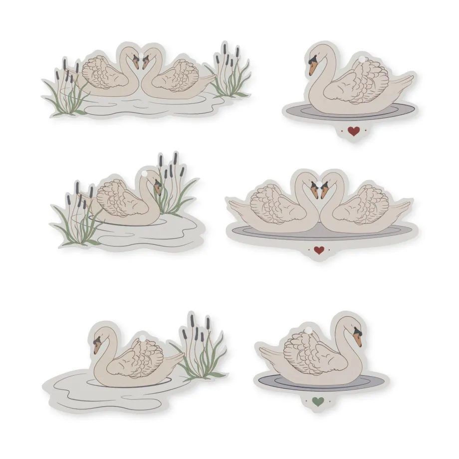 Cheap Konges Sløjd 12 pak til og fra kort - swan