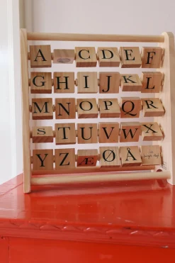 Hot Konges Sløjd ABC Blokramme - multi