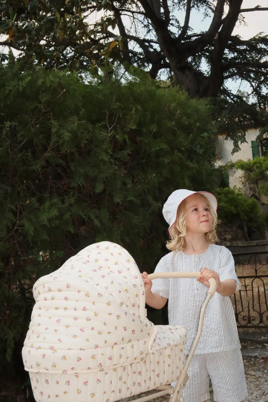 Store Konges Sløjd ace kortærmet skjorte - STRIPE BLUIE stripebluie