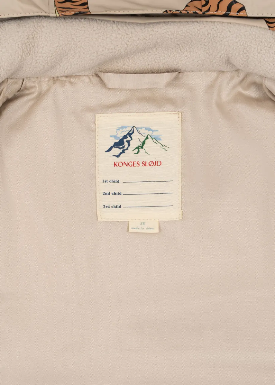 Clearance Konges Sløjd Ace vinterjakke - tiger