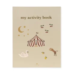 New Konges Sløjd aktivitetsbog med farveblyanter - OFF WHITE offwhite