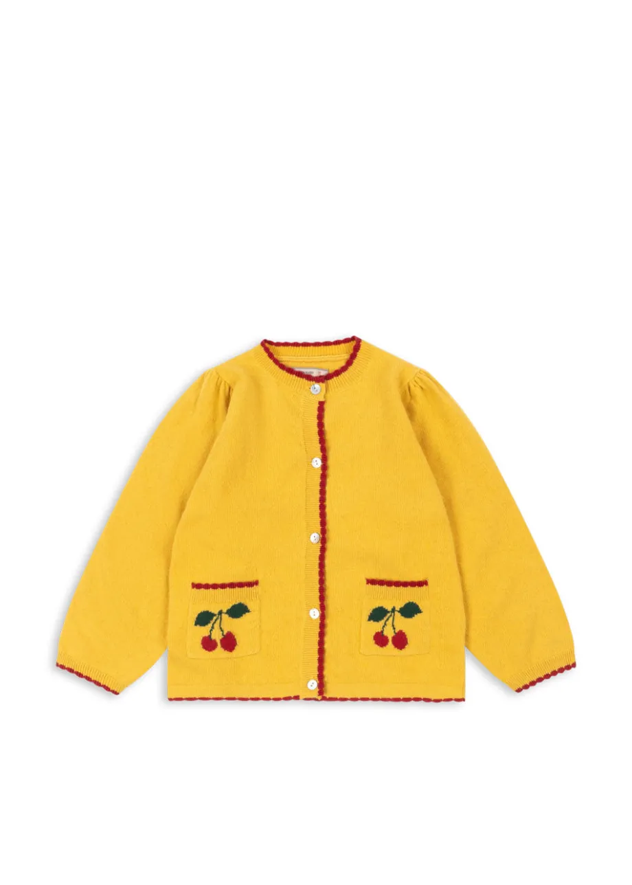 Best Konges Sløjd ALEXA CARDIGAN - YOLK YELLOW yolkyellow