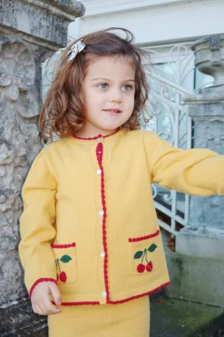 Best Konges Sløjd ALEXA CARDIGAN - YOLK YELLOW yolkyellow