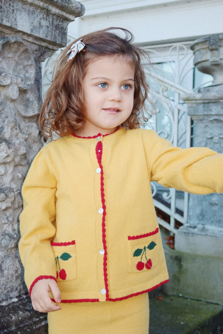 Best Konges Sløjd ALEXA CARDIGAN - YOLK YELLOW yolkyellow