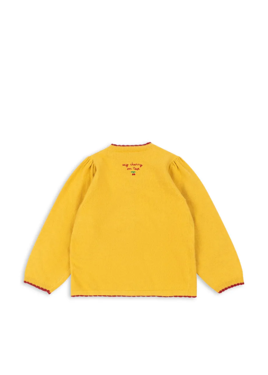 Best Konges Sløjd ALEXA CARDIGAN - YOLK YELLOW yolkyellow