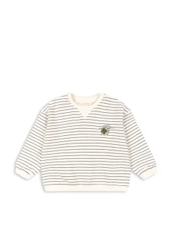 Cheap Konges Sløjd AMIO SWEATSHIRT - ANTIQUE WHITE / OMBRE BLUE