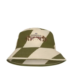 Online Konges Sløjd asnou bøllehat - DARK OLIVE/CREAMY WHITE darkolive/creamywhite