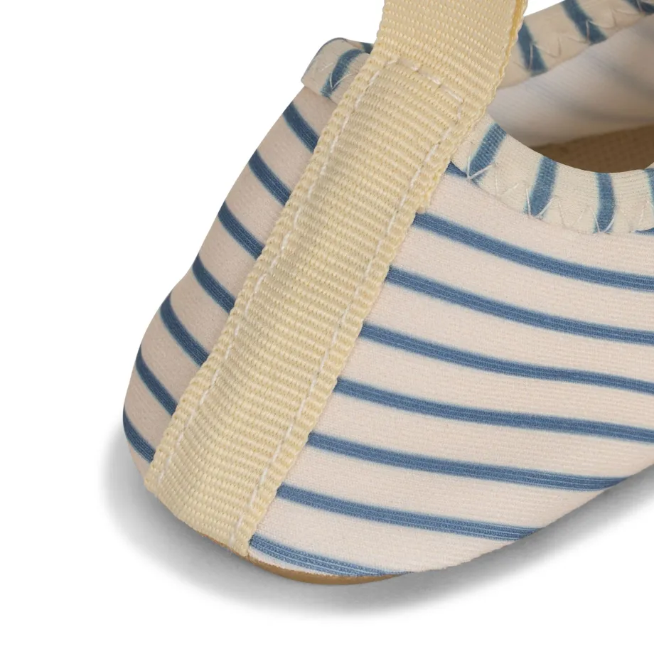 Outlet Konges Sløjd aster badesko - STRIPE BLUIE stripebluie