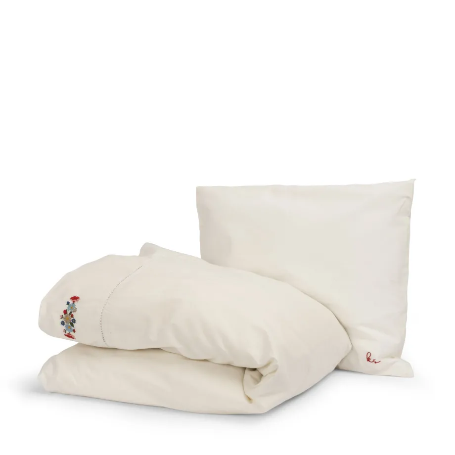 Clearance Konges Sløjd baby sengesæt 70x100 - blossom