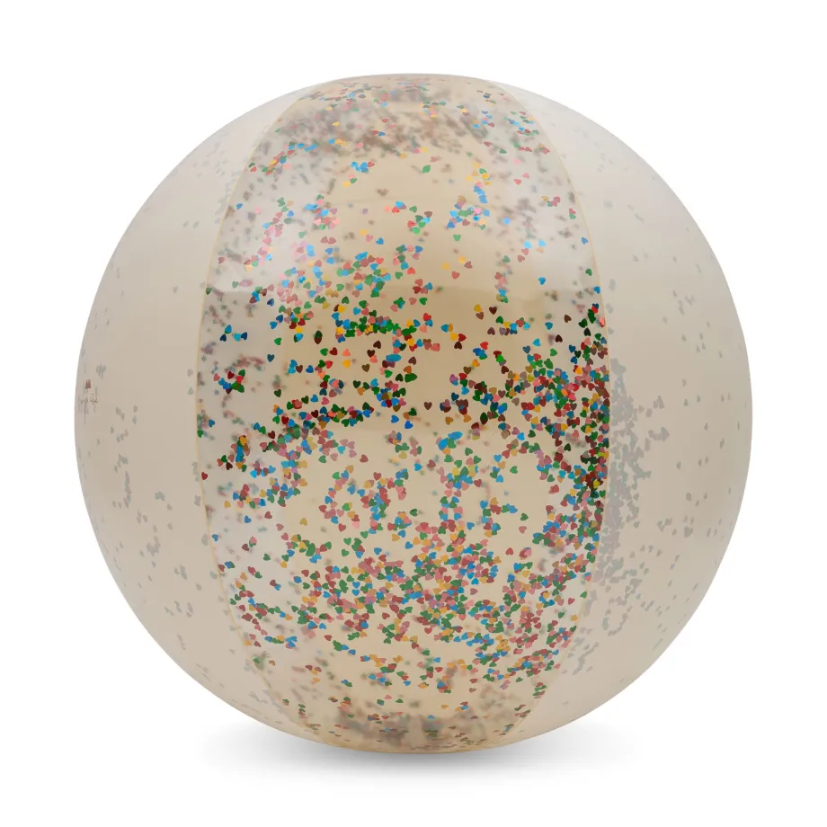 Best Sale Konges Sløjd badebold stor - TRANSPARENT CREAM transparentcream