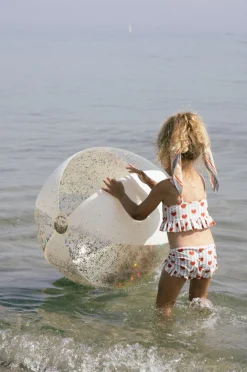 Best Sale Konges Sløjd badebold stor - TRANSPARENT CREAM transparentcream