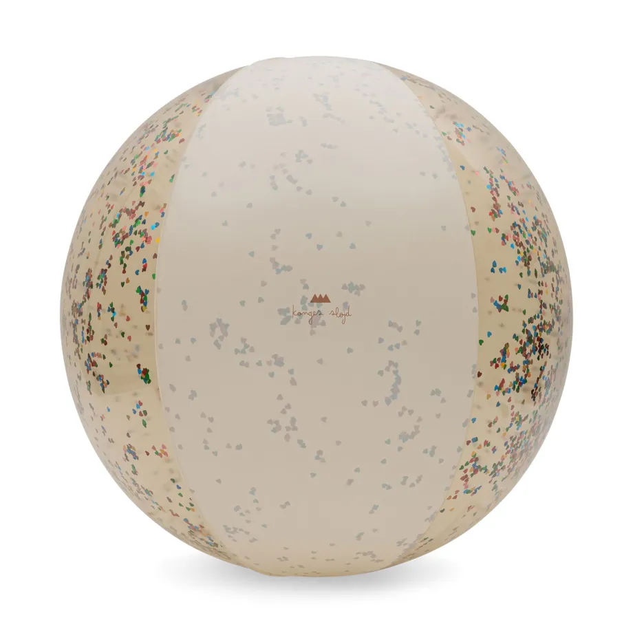 Best Sale Konges Sløjd badebold stor - TRANSPARENT CREAM transparentcream