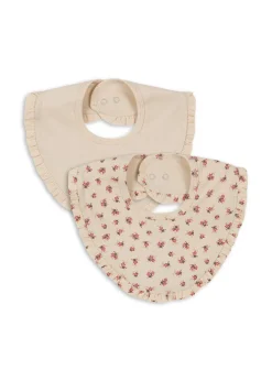 Cheap Konges Sløjd basic 2 pak hagesmæk - buttercream/bloomie