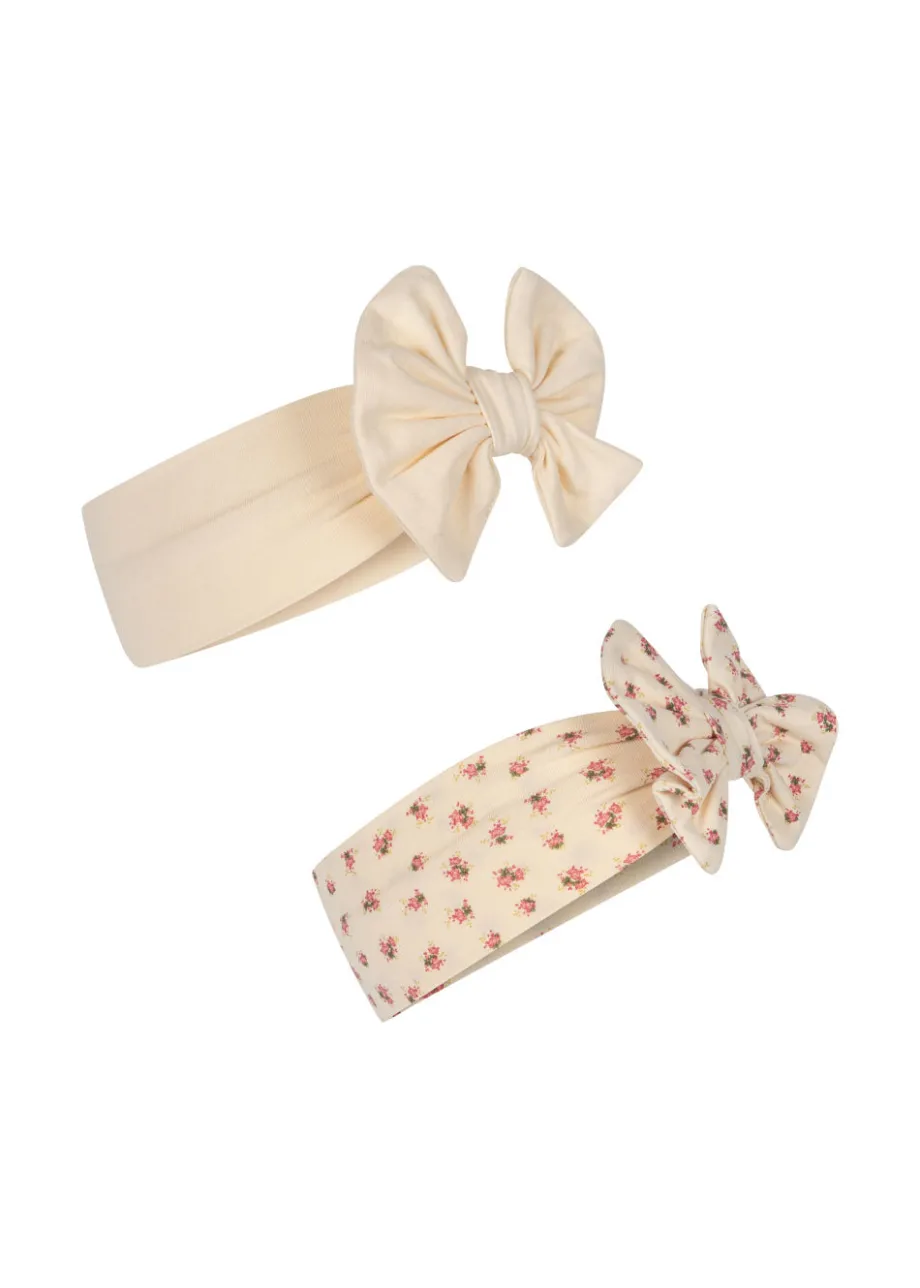 Flash Sale Konges Sløjd basic 2 pak turban - buttercream/bloomie