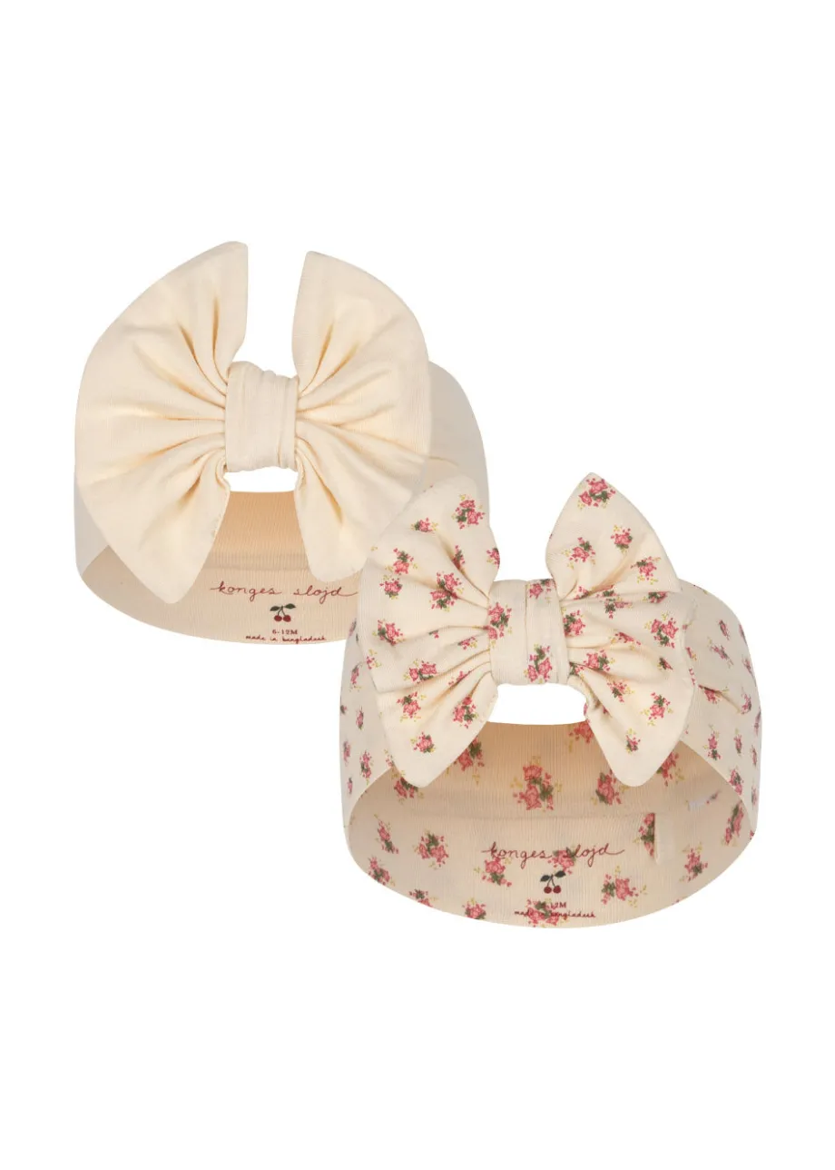 Flash Sale Konges Sløjd basic 2 pak turban - buttercream/bloomie