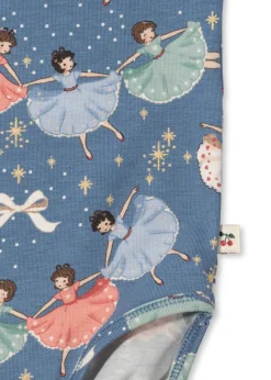 Clearance Konges Sløjd Basic body sæt - snow bow ballerina snowbowballerina