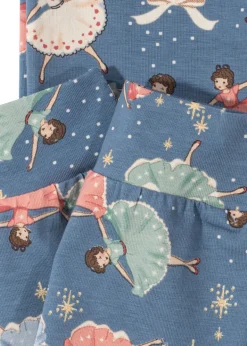 Clearance Konges Sløjd Basic body sæt - snow bow ballerina snowbowballerina