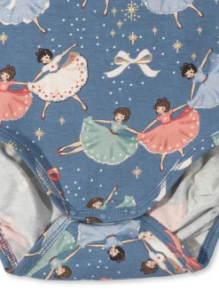 Clearance Konges Sløjd Basic body sæt - snow bow ballerina snowbowballerina