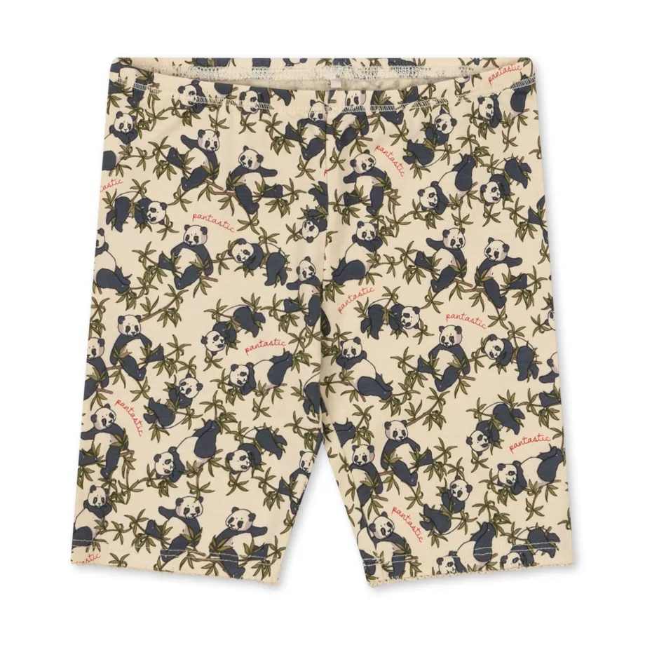Online Konges Sløjd basic korte leggings - panda