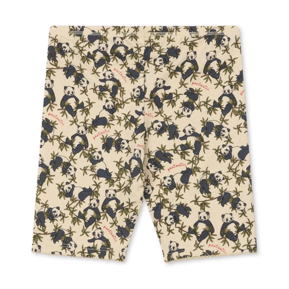 Online Konges Sløjd basic korte leggings - panda