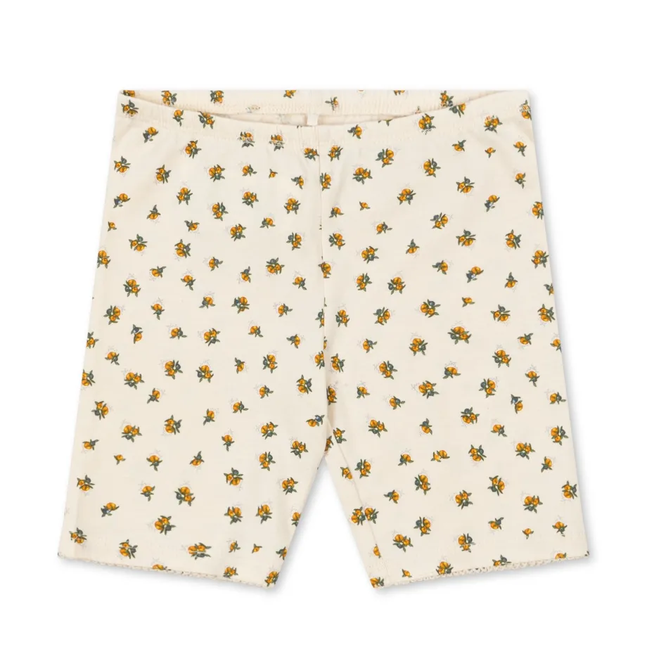 Hot Konges Sløjd basic korte leggings - PEONIA LIMONE peonialimone