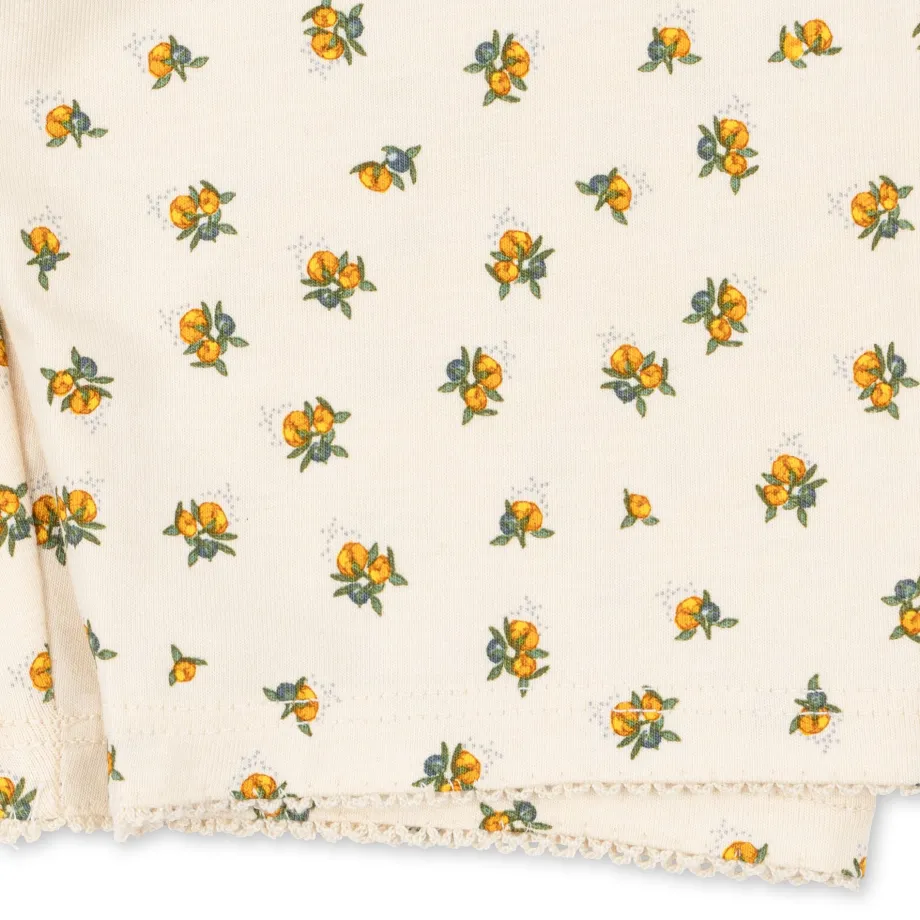 Hot Konges Sløjd basic korte leggings - PEONIA LIMONE peonialimone