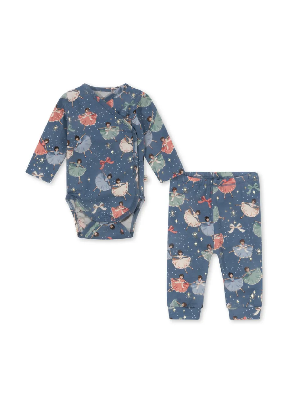 Best Sale Konges Sløjd Basic sæt til nyfødt - snow bow ballerina snowbowballerina