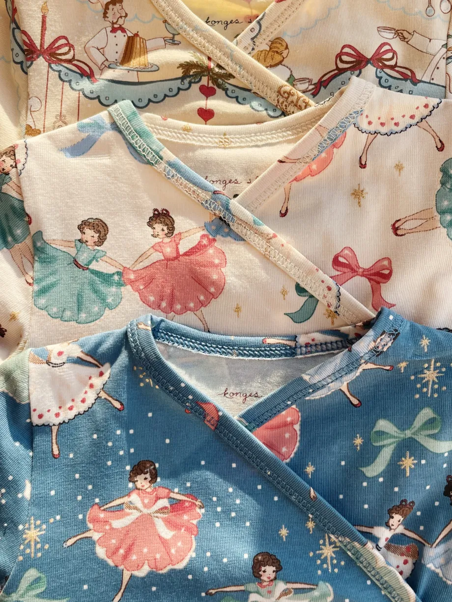 Best Sale Konges Sløjd Basic sæt til nyfødt - snow bow ballerina snowbowballerina