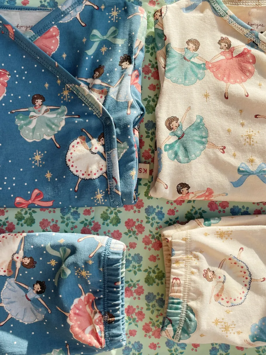 Best Sale Konges Sløjd Basic sæt til nyfødt - snow bow ballerina snowbowballerina