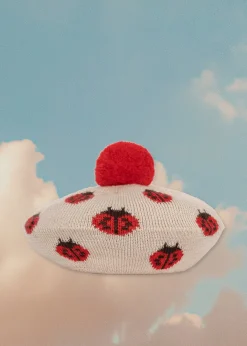Discount Konges Sløjd Belou beret - ladybug