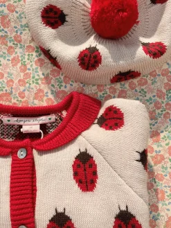 Discount Konges Sløjd Belou beret - ladybug