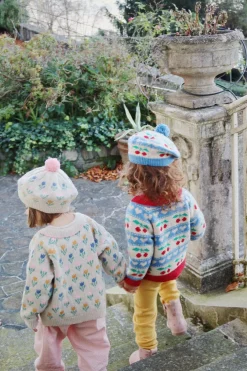 Clearance Konges Sløjd BELOU CARDIGAN - CHERRY STRIPE cherrystripe