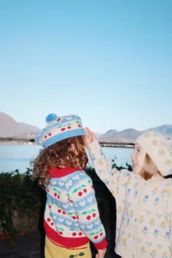 Clearance Konges Sløjd BELOU CARDIGAN - CHERRY STRIPE cherrystripe