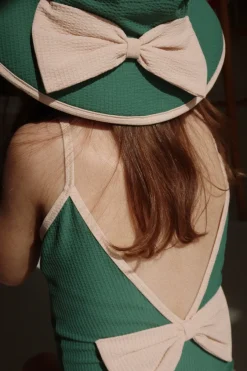 Hot Konges Sløjd bowie badedragt - SMOKE PINE smokepine