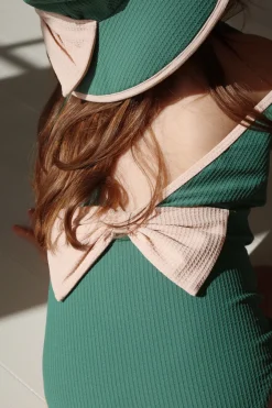 Hot Konges Sløjd bowie badedragt - SMOKE PINE smokepine